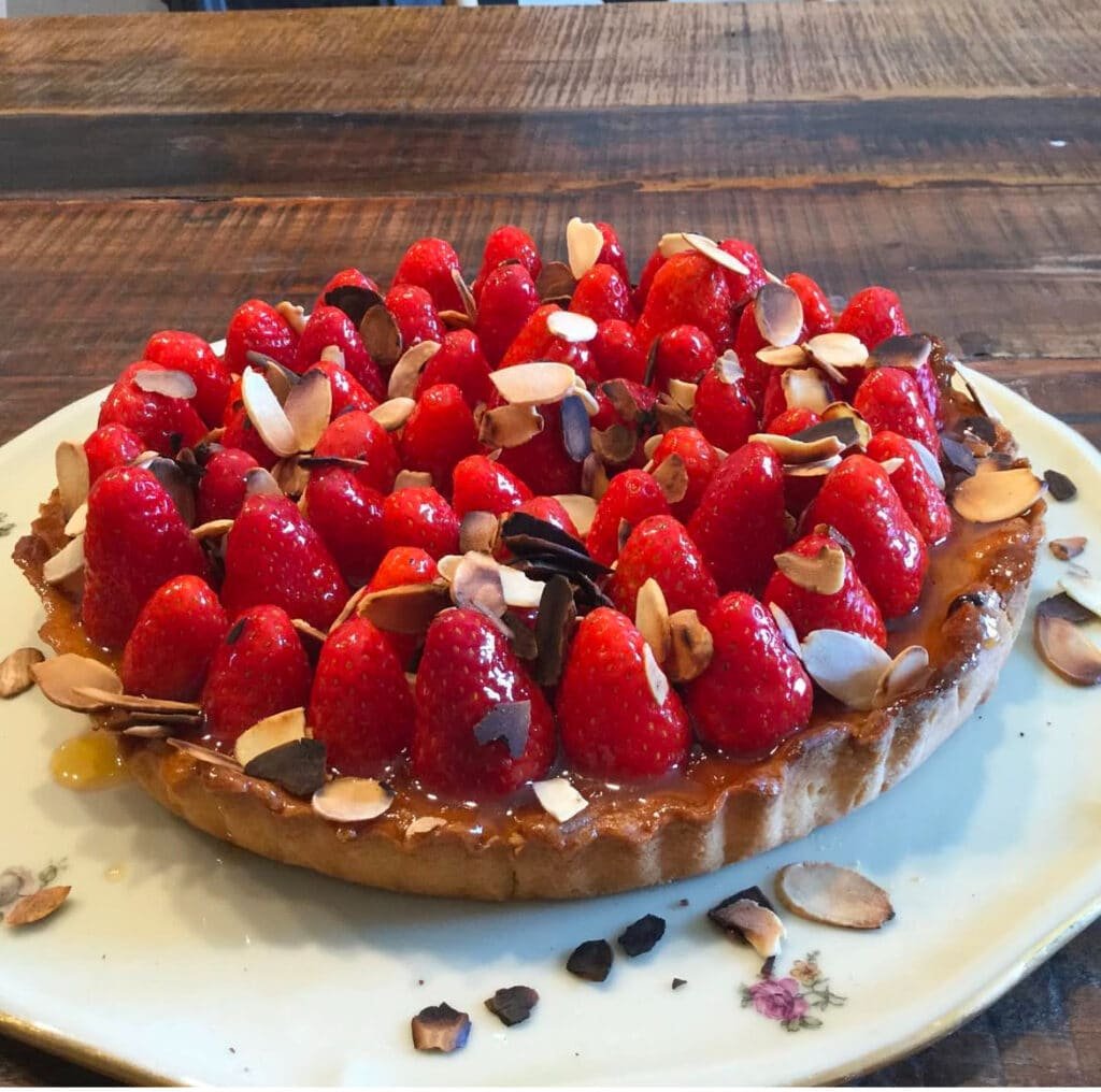tarte aux fraises