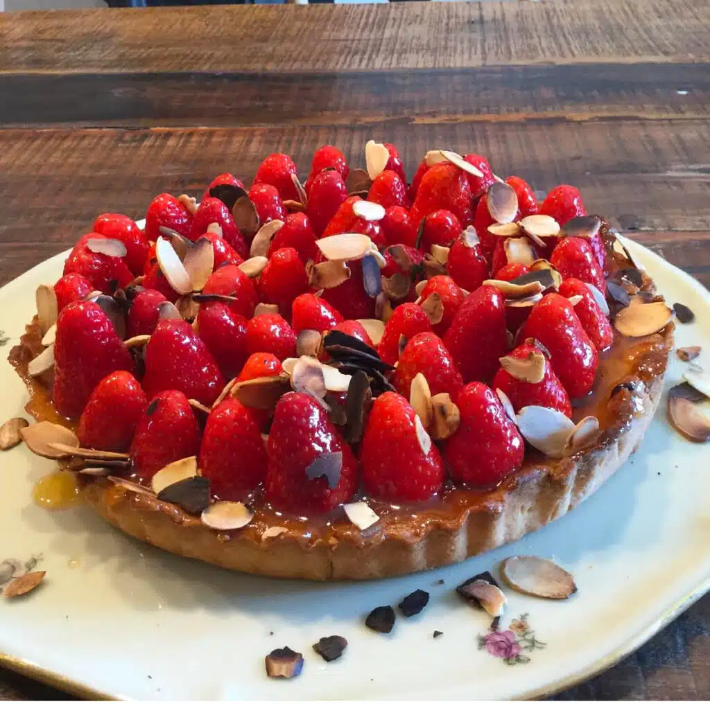 crostata di fragole